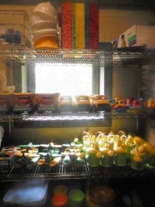 Toys donated by the local community for the sanctuary's chimpanzees.